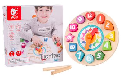 Розвиваючий ігровий набір Classic World Tic-Tac Shapes 15 ел 3655 (6927049006074)