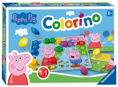 Gra planszowa Ravensburger Peppa Pig Colorino (edycja angielska) (4005556208920)