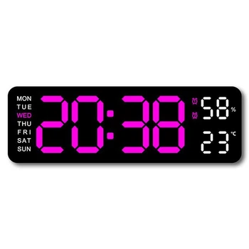 Електронний LED-годинник Фіолетовий циферблат (2024090272)