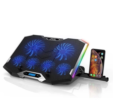 Підставка для ноутбука 15-17.3 дюймів Ice Coorel K-9 Blue RGB