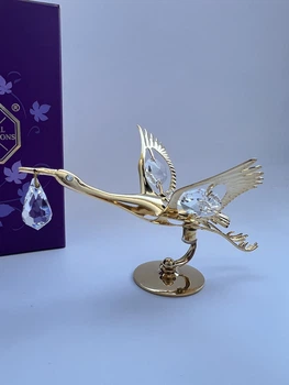 Фігурка з камінням Swarovski Лелека 11,5 см 1601899