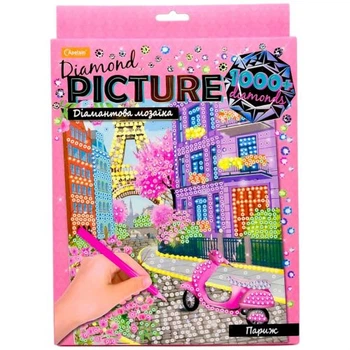 Алмазна мозаїка "Diamond Picture: Париж" (20х20)