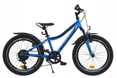 Дитячий Велосипед 20'' ДЛЯ Хлопчиків Lazaro Carlos Shimano 6 Швидкості Синий