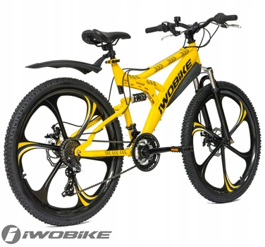 Чоловічі жіночі колеса для гірських велосипедів 26 Mtb Shimano Iwobike 2025 Full Amory Rims