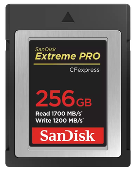 Карта памяти SANDISK Extreme PRO CFexpress Type B 256GB VPG-130 (SDCFE-256G-GN4NN)