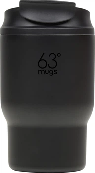Термочашка 63mugs Drive 360 мл для кави Чорна (6999999987383)