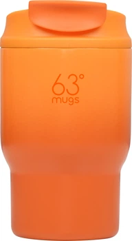 Термочашка 63mugs Drive 360 мл для кофе Оранжевая (6999999987291)