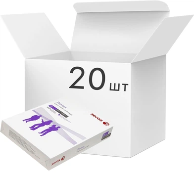 Упаковка бумаги офисной Xerox Premier A4 80 г/м2 Класс А Белая 5 пачек по 500 листов х 4 шт (5017534917206_4)