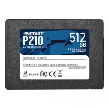 SSD диск Patriot P210, 512 Гб., Черный - 302330