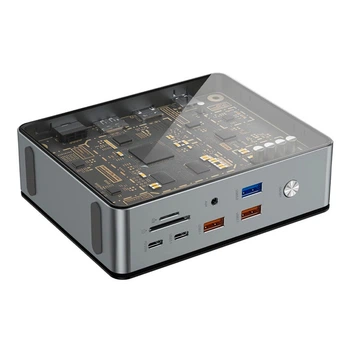 USB Hub Wiwu W1601 Matrix, Сірий - 527680