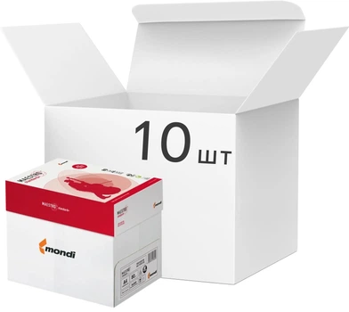 Упаковка бумаги офисной Maestro Standard+ A4 80 г/м2 Класс В 5 пачек по 500 листов х 10 шт (9003974030494_10)