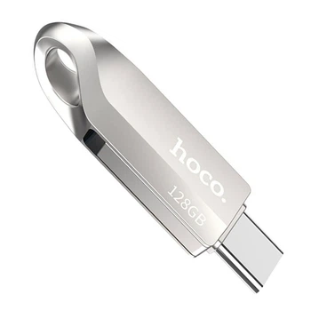 USB Flash Hoco UD8, 128 Гб., Серебряный - 251777
