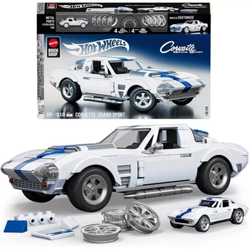 Машинка-конструктор Hot Wheels Brick Shop Elite Corvette Grand Sport (JGR31)