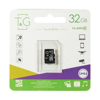 Карта пам'яті T&G microSDHC UHS-1, 32 Гб. - 227856
