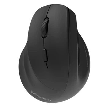 Мышь Meetion MT-BTM010L Left Ergonomic, Черный - 488658