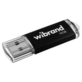 USB Flash Wibrand Cougar, 16 Гб., Чорний - 533397