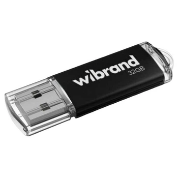 USB Flash Wibrand Cougar, 32 Гб., Чорний - 533401