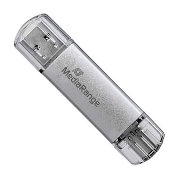 USB Flash MediaRange MR938, 128 Гб., Серебряный - 396204