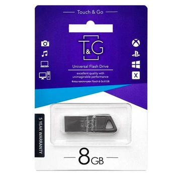 USB Flash T&G Metal 114, 8 Гб., Серебряный - 318943