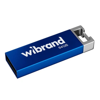 USB Flash Wibrand Chameleon, 64 Гб., Синій - 543142