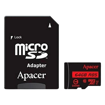 Карта памяти Apacer MicroSDHXC UHS-I, 64 Гб. - 352186
