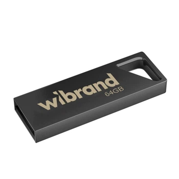 USB Flash Wibrand Stingray, 64 Гб., Сірий - 543146