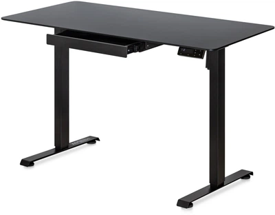 Стол с электрорегулировкой высоты Mealux PowerDesk Glass Black (EVO-201 Glass/Black)