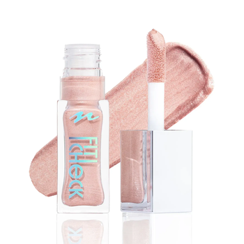 Жидкий хайлайтер для лица Neverti Fit Check, 002 Rosy Glow Светло-розовый