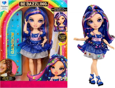Кукла Rainbow High Dazzlingly — Genevieve Bleue (Blue) - Рейнбоу Хай — Женевьева Блю (синяя) (597810) - игровой набор MGA Entertainment