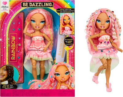 Лялька Rainbow High Be Dazzling Adeline Rose з інструментом для декору та блискітками (597797)