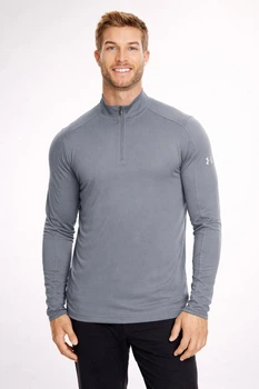 Лонгслів для тренування Under Armour Corp 1/4 Zip Сірий 2XL 1300131