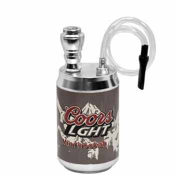 Карманный Бонг Трубка Beer Can Grey