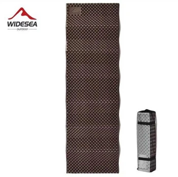 Коврик складной туристический Widesea каремат для похода туризма и кемпинга 185 x 55 x 1.8 см Коричневый