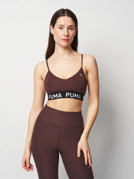 Спортивный топ для фитнеса женский Puma Move Strong Bra - Low 52714013 S Chocolate Brown (4069162174666)