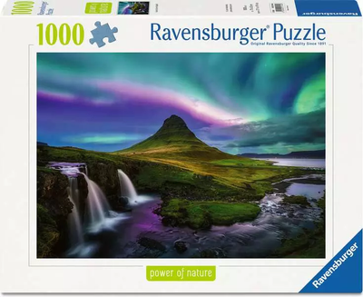 Пазл Ravensburger Power of Nature Північне сяйво 1000 елементів 12001744 (4005555017448)