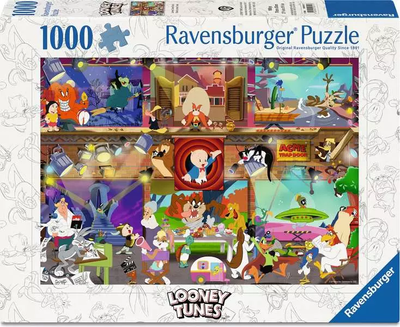 Пазл Ravensburger Looney Tunes Студія 1000 елементів 12001811 (4005555018117)