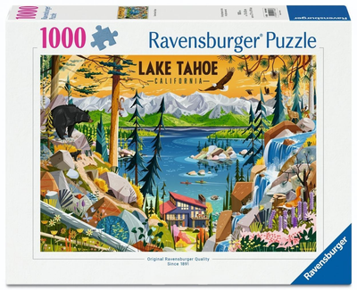 Пазл Ravensburger Озеро Тахо 1000 елементів 12001848 (4005555018483)