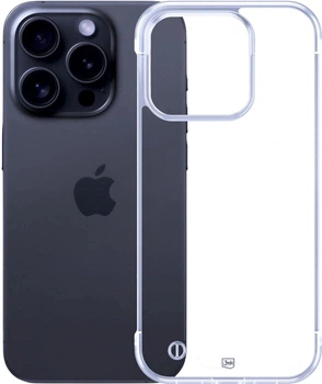 Etui plecki 3MK Just20g Clear Case do Apple iPhone 15 Pro Clear (5903108609470)