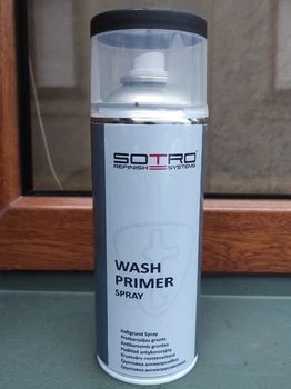 Грунт антикорозійний SOTRO Wash Primer в аерозолі чорний 400 мл