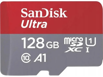 Карта пам'яті SanDisk 128 GB microSDXC UHS-I U1 A1 Class 10 Ultra (SDSQUAB-128G-GN6IA)
