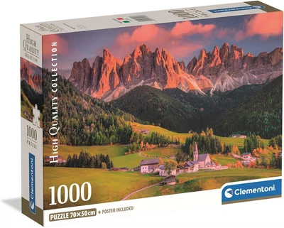 Пазл Clementoni: High Quality Collection — Magical Dolomites / Чарівні Доломіти (1000 елементів) — 39953