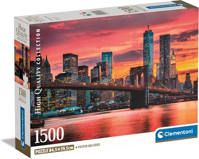 Пазл Clementoni: High Quality Collection — East River at Twilight / Ист-Ривер в сумерках (1500 элементов) — 31712