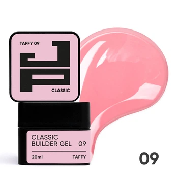 Білдер-гель класичний для моделювання та зміцнення Jerden Proff Classic Builder Gel №09 Taffy 20 мл