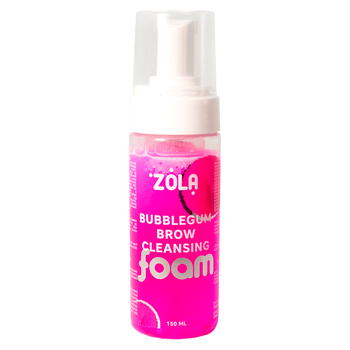Піна для брів очищаюча рожева Zola Bubblegum Brow Cleansing 150 мл