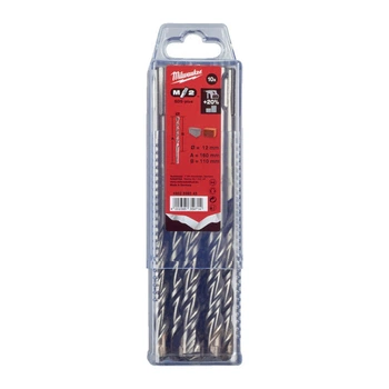 Бур SDS-PLUS M2 MILWAUKEE, диаметр 12,0х160х110мм (10шт), пластиковая коробка