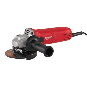 Шлифмашина угловая MILWAUKEE, AG 10-115 EK, 1000Вт, диаметр 115мм (защитный кожух, рукоят, опорная и прижимная гайки, ключ, карт