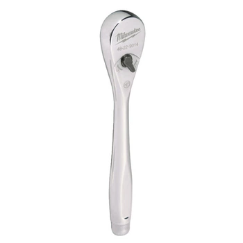 Трещотка хромированная для головок 1/4'' MILWAUKEE, 152мм, (замена на 4932499523)