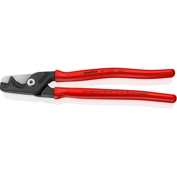 Ножницы для резки кабелей StepCut XL, диаметр 35мм / 120мм.цв., 225мм KNIPEX 95 11 225, фосфатированные
