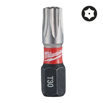 Бита SHOCKWAVE MILWAUKEE, TX BO30, 25мм, (3шт)