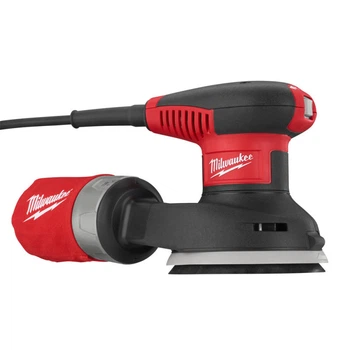 Шлифмашина эксцентриковая MILWAUKEE, ROS 125 E, 300Вт, диаметр 125мм (шлифбум, пылесборник, кабель, сумка)